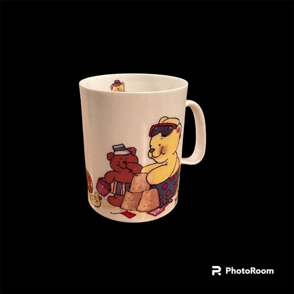 Wren Giftware Teddies Designed by Allan Peake Coffee Mug Fine Bone China England - Picture 1 of 4